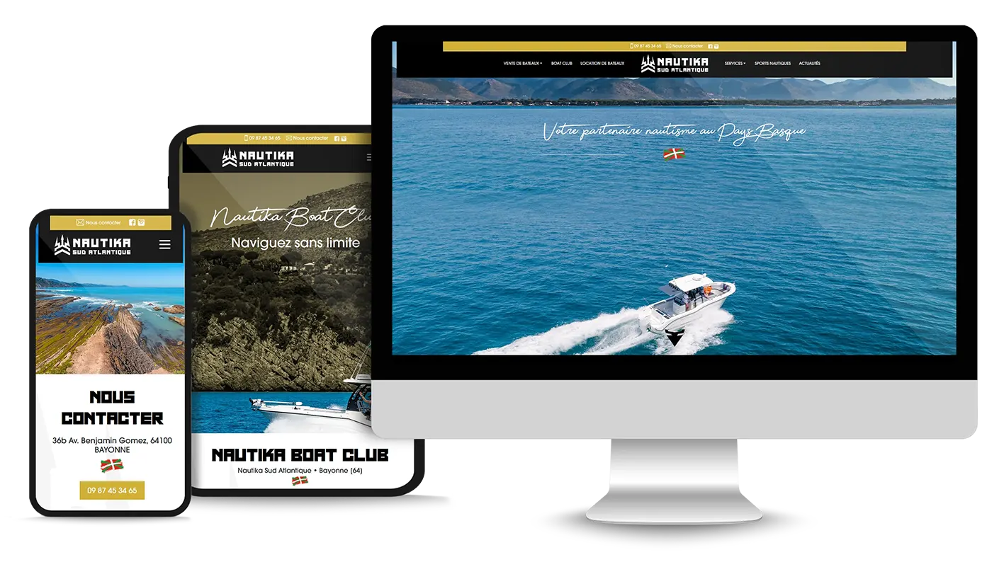 Creation site internet bayonne pays basque Couleur Pixel agence de communication sur Marmande