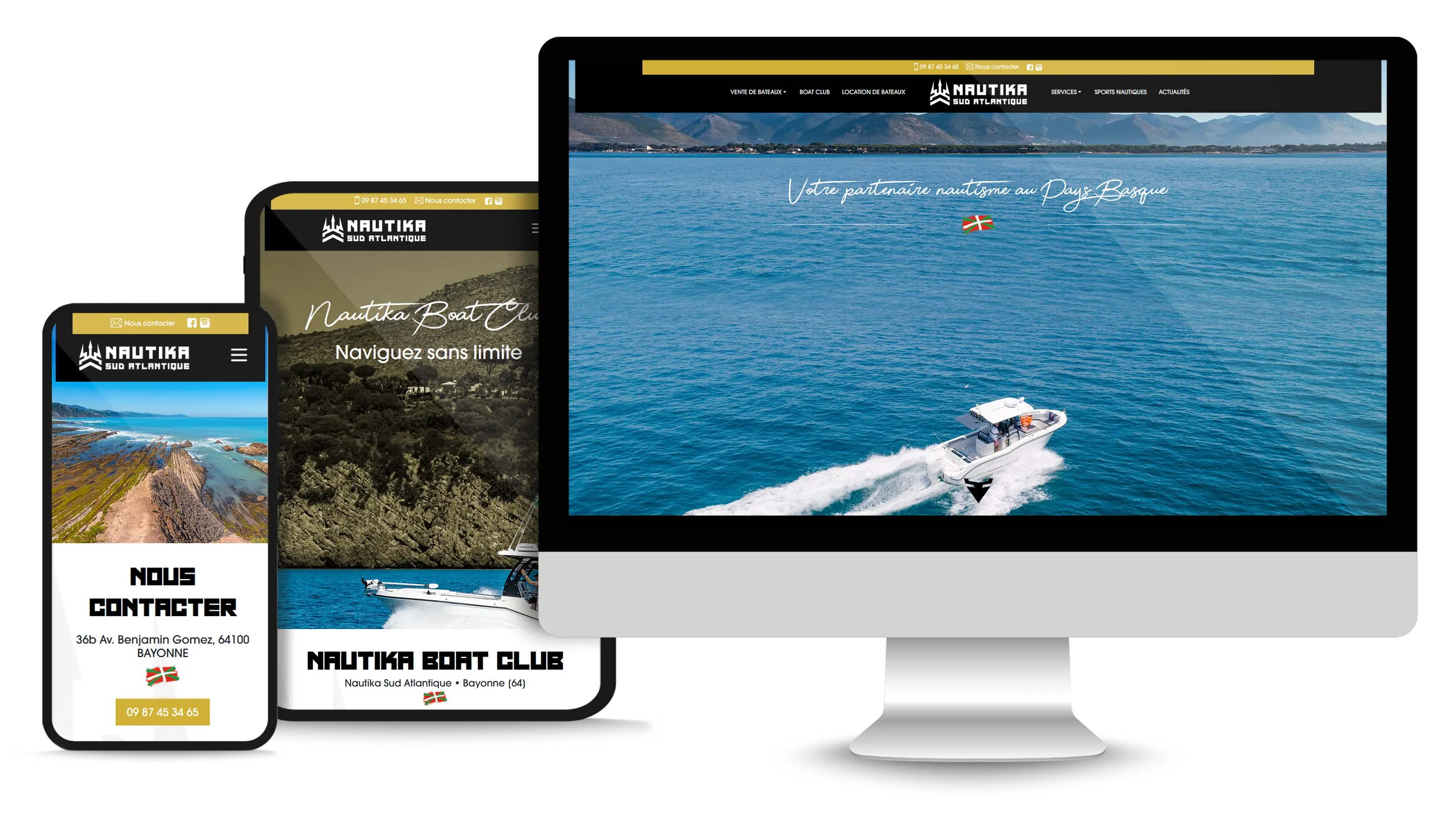 Creation site internet bayonne pays basque Couleur Pixel agence de communication sur Marmande